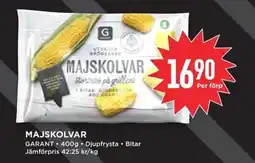 Willys GARANT Majskolvar erbjuda