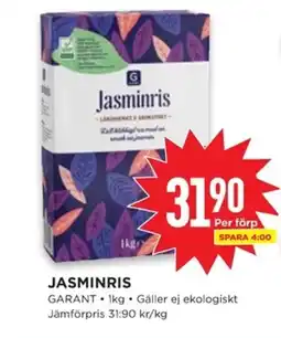 Willys GARANT Jasminris erbjuda