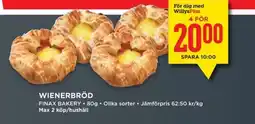 Willys Wienerbröd erbjuda