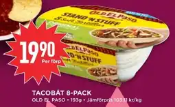 Willys OLD EL PASO Tacobåt 8-pack erbjuda