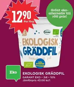 Willys Ekologisk gräddfil erbjuda