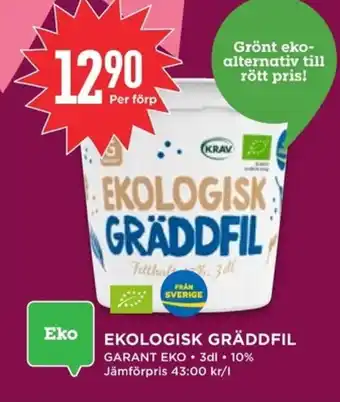 Willys Ekologisk gräddfil erbjuda