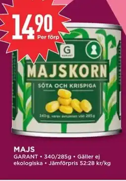 Willys GARANT Majs erbjuda