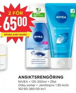Willys NIVEA Ansiktsrengöring erbjuda