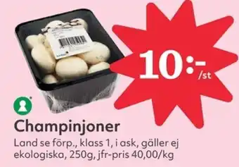 Hemköp Champinjoner erbjuda