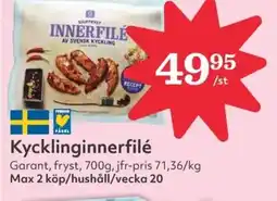 Hemköp GARANT Kycklinginnerfilé erbjuda