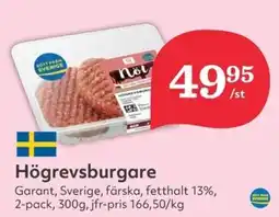 Hemköp GARANT Högrevsburgare erbjuda