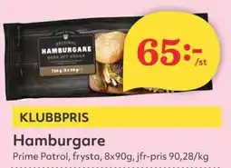 Hemköp Hamburgare erbjuda