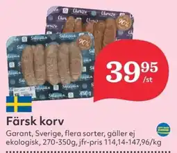 Hemköp GARANT Färsk korv erbjuda