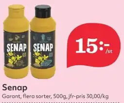 Hemköp GARANT Senap erbjuda