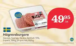 Hemköp GARANT Högrevsburgare erbjuda