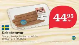 Hemköp GARANT Kebabstavar erbjuda