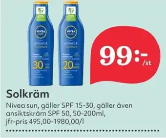 Hemköp NIVEA Solkräm erbjuda