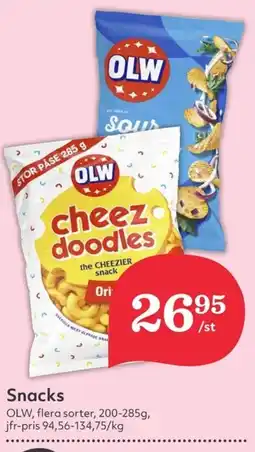 Hemköp OLW Snacks erbjuda