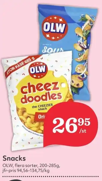 Hemköp OLW Snacks erbjuda