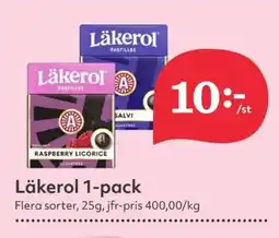 Hemköp Läkerol 1-pack erbjuda