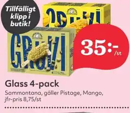 Hemköp Glass 4-pack erbjuda