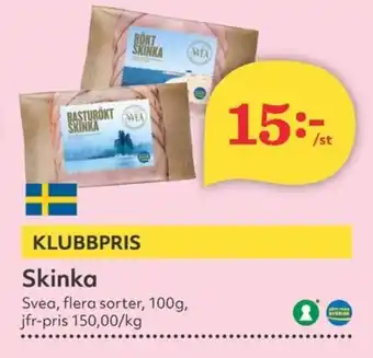 Hemköp SVEA Skinka erbjuda
