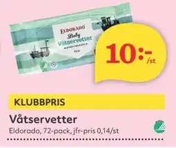 Hemköp ELDORADO Våtservetter erbjuda