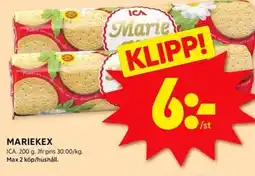 ICA Kvantum ICA Mariekex erbjuda