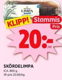 ICA Kvantum ICA Skördelimpa erbjuda