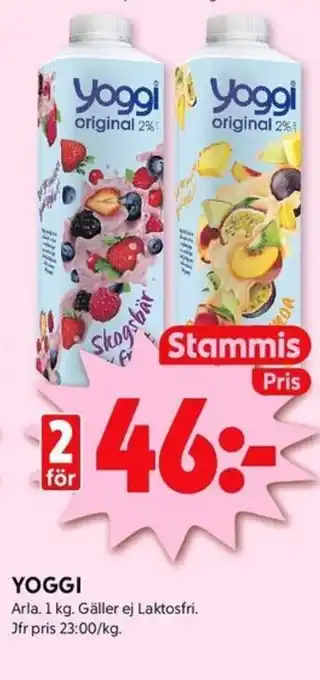 ICA Kvantum ARLA Yoggi erbjuda