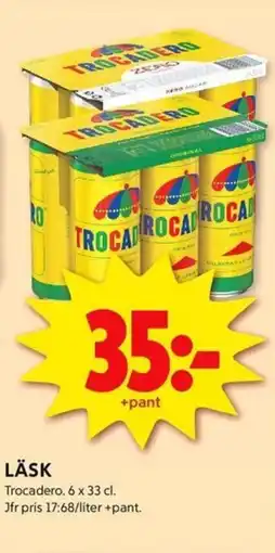 ICA Kvantum TROCADERO Läsk erbjuda
