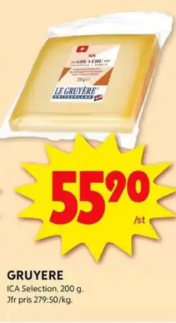 ICA Kvantum ICA Gruyere erbjuda