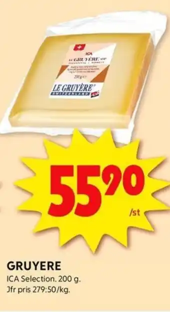 ICA Kvantum ICA Gruyere erbjuda