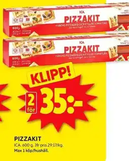 ICA Kvantum ICA Pizzakit erbjuda