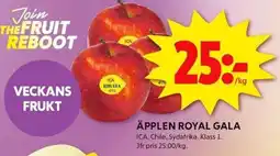 ICA Kvantum ICA Äpplen royal gala erbjuda