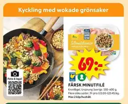 ICA Kvantum Färsk minutfilé erbjuda