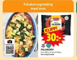 ICA Kvantum SCAN Falukorv erbjuda