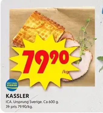 ICA Kvantum ICA Kassler erbjuda