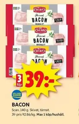 ICA Kvantum SCAN Bacon erbjuda