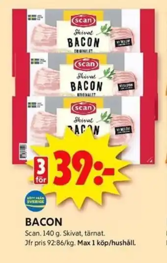 ICA Kvantum SCAN Bacon erbjuda