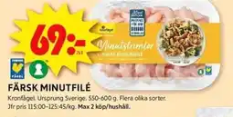 ICA Kvantum Färsk minutfilé erbjuda