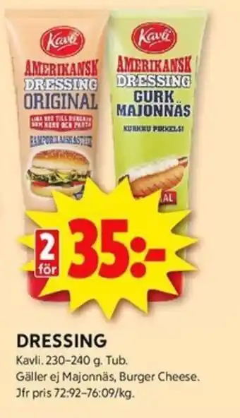 ICA Kvantum KAVLI Dressing erbjuda