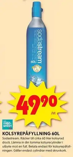 ICA Kvantum Kolsyrepåfyllning erbjuda