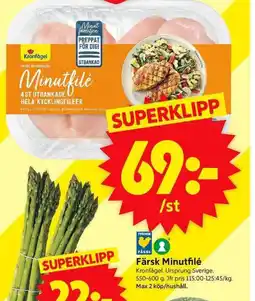 ICA Supermarket Färsk minutfilé erbjuda