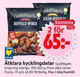ICA Supermarket Ätklara kycklingdelar erbjuda