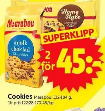 ICA Supermarket MARABOU Cookies erbjuda