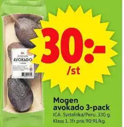ICA Supermarket ICA Mogen avokado 3-pack erbjuda