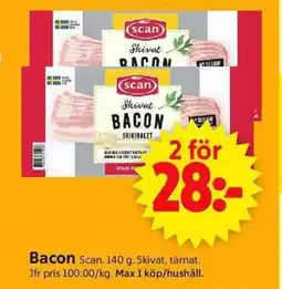 ICA Supermarket SCAN Bacon erbjuda