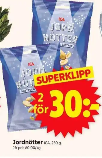 ICA Supermarket ICA Jordnötter erbjuda