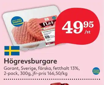 Östenssons GARANT Högrevsburgare erbjuda