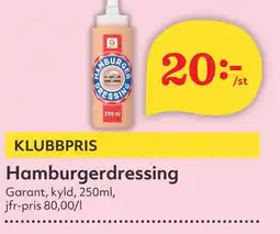Östenssons GARANT Hamburgerdressing erbjuda