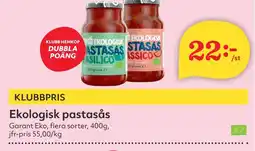 Östenssons GARANT Ekologisk pastasås erbjuda