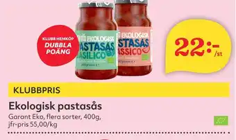 Östenssons GARANT Ekologisk pastasås erbjuda