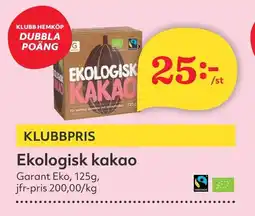 Östenssons GARANT Ekologisk kakao erbjuda
